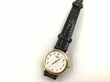 SEIKO セイコー 4J80-0010 クレドール 18KT 刻印 　クオーツ レディース腕時計　CREDOR 　現状品　 白文字盤_画像6