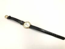 SEIKO セイコー 4J80-0010 クレドール 18KT 刻印 　クオーツ レディース腕時計　CREDOR 　現状品　 白文字盤_画像10