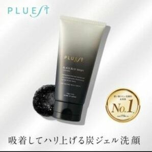 PLUEST ブラックジェリーウォッシュ 洗顔フォーム 洗顔ジェル 保湿 毛穴 パック 無添加 敏感肌 泥洗顔 プルエスト