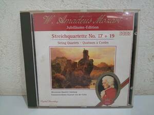 54160★CD W. Amadeus Mozart Jubilaums-Edition Streichquartette No. 17 + 19