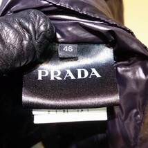 【新品同様】 PRADA プラダ ダウンジャケット ブラック 44 46 XS S M ライダースSS AW_画像5