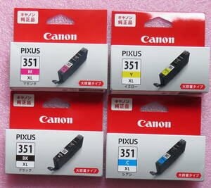 Canon 純正インク BCI-351XL(BK/C/M/Y)+BCI-350XL 5色マルチ 大容量タイプ 新品未使用
