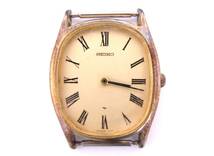 SEIKO セイコー 腕時計 シャリオ 2220-7260 手巻き ケースのみ ２針 アナログ ゴールド カラー_画像1