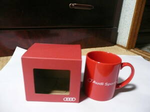 アウディ Audi sport マグカップ 赤