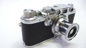 ライカ Leica Ⅲfボディ+レンズElmar 5cm 3.5 純正フード、フィルターなど付属品一式
