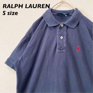 ラルフローレン　半袖ポロシャツ　ラガー　無地　カラーポニー　男女兼用　Sサイズ　RALPH LAUREN ゴルフウェア　ユニセックス