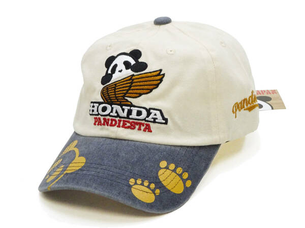 HONDA パンディエスタ コラボキャップ ホンダウィング ピグメント加工 ベースボールキャップ 帽子 533515 アイボリー 新品