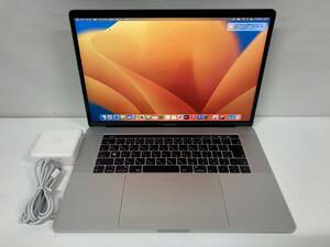 (訳あり)Apple Macbook Pro 2018 / Core i7 2.2GHz / 16GB / 256GB / 15インチ シルバー、A1990 動作確認済み