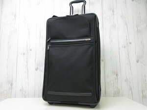 極美品 TUMI トゥミ スーツケース キャリーケース キャリーバッグ バッグ ナイロン×レザー 黒 A4収納可 メンズ 65598