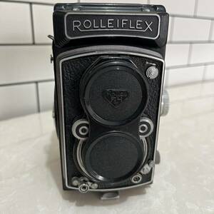 1円~二眼レフカメラ ROLLEIFLEX SYNCHRO-COMPUR 1:2.8/75 Zeiss-Opton 1:3.5 f 75mm (ジャンク品 動作未確認GK)