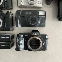 1円~フィルムカメラまとめ MINOLTA PENTAX FUJI OLYMPUS Canon KONICA Nikon (ジャンク品 動作未確認 KJ)_画像5