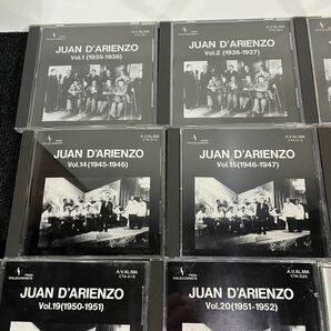 JUAN D'ARIENZO CD TANGO タンゴCD club tang argentino Vol.1.2. 11~25の画像2