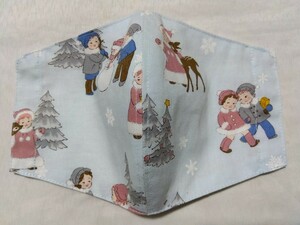 ハンドメイド　マスクカバー　クリスマスの子供