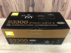 【美品】Nikon☆一眼レフ☆ダブルズームキット2☆D3300☆AF-S 18-55mm☆AF-S 55-200mm【中古】