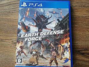 【即決&動作確認済】 EARTH DEFENSE FORCE : IRON RAIN / 地球防衛軍シリーズ / 3Dアクションシューティング / EDF / PS4ソフト A2