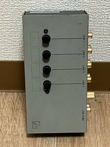 【1円〜】【現状品】LUXMAN ラックスマン ラインセレクター AS-4lll