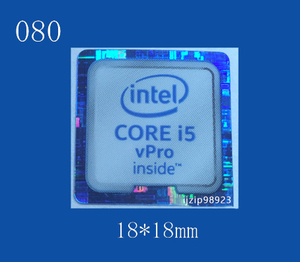 即決080【 CORE i5 vPro 】エンブレムシール追加同梱発送OK■ 条件付き送料無料 未使用