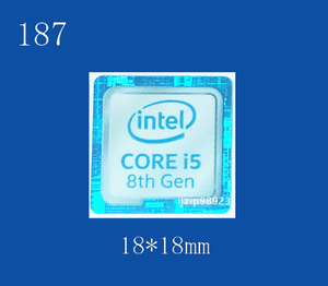 即決187【 CORE i5 8th Gen 】エンブレムシール追加同梱発送OK■ 条件付き送料無料 未使用