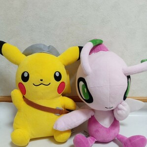 劇場版ポケットモンスター ココ でっかいぬいぐるみ ピカチュウ セレビィ(色違い) 全2種セットの画像1