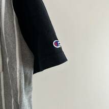 Champion チャンピオン リバースウィーブ ヘンリーネックTシャツ XL ベースボール ワッペン 古着 大きいサイズ_画像4