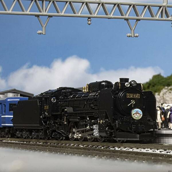 Nゲージ D51 498 副灯付 鉄道模型 蒸気機関車 KATO 蒸気機関車 黒 JR東日本 SLぐんま ストラクチャー ジオラマ
