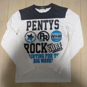 PENTYS ROCK 160cm 長袖Tシャツ　ロンT　子供　キッズ　ジュニア　白　美品　