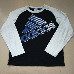 adidas　140cm 長袖Ｔシャツ アディダス　ロンT　子供　キッズ　ジュニア 