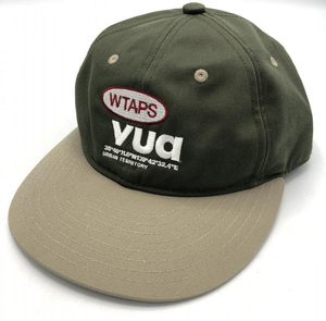 【中古】WTAPS WTAPS T-6M 02 CAP CTPL TWILL PROTECT キャップ 232HCDT-HT04 グリーン ダブルタップス[240010409113]