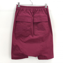 【中古】Rick Owens RICK'S PODS SHORTS ハーフパンツ ボルドー リック・オウエンス[240010408343]_画像2