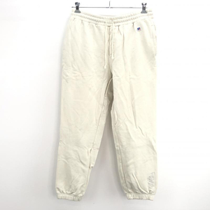 【中古】SAMPLES × RUSSELL ATHLETIC PRO COTTON SWEAT PANTS スウェット XXL ホワイト サンプルズ ラッセルアスレティック[240010410222]