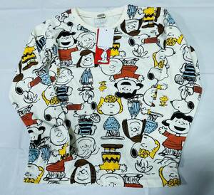 ★2240*激安sale!!新品 こども服 　長袖Tシャツsize120　1枚★PEANUTS.スヌーピー