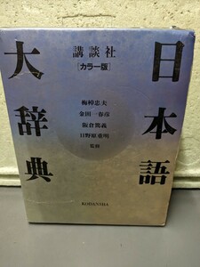 日本語大辞典　　カラー版　　講談社　