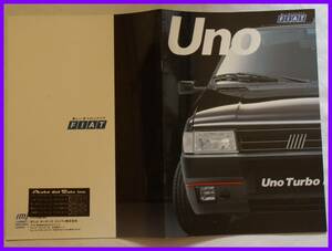 ★ Fiat Uno Японский каталог ・ 12 страниц ★