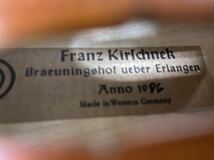 ◆【売り切り】Franz Kirschnek フランツ キルシュネック ヴァイオリン 弦楽器 バイオリン Anno 1996 ドイツ製 ※弦切れあり_画像5