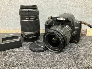 ◇【売り切り】Canon（キャノン）デジタル一眼 カメラ Kiss X2 EF-S 18-55mm 1:3.5-5.6 IS 55-250mm 1:4-5