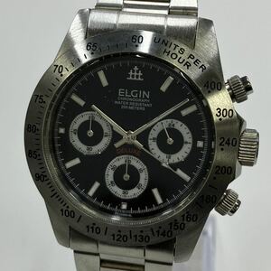 ☆【売り切り】ELGIN（エルジン）腕時計 クロノグラフ FK1059N-EP QZ