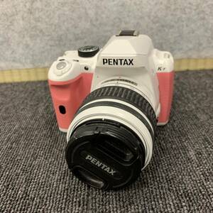 ★【売り切り】PENTAX ペンタックス　一眼レフカメラ　ホワイト、ピンク　1:3.5-5.6 18-55mm デジタルカメラK-r 2010年製