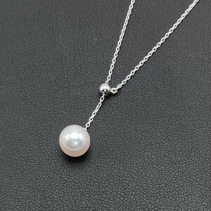 ◎【売り切り】TASAKI（田崎真珠）K18WG真珠ネックレス パールネックレス 真珠7.65mm 総重量2.4g 