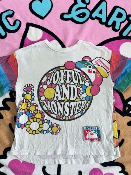 JAMjoyful&monsterフラワーTシャツ120ジャム