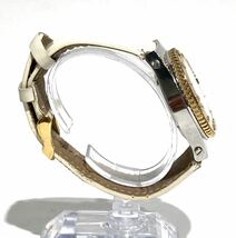 ★bk-314 テクノマリーン QZ CG05 テクノスポーツ シルバー×ゴールド 200M メンズ腕時計 (T97-7)_画像4