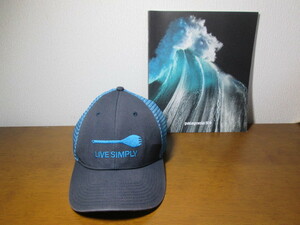 パタゴニア patagonia キャップ 帽子 38203 LIVE SIMPLY リブ シンプリー トラッカーハット ネイビー ブルー スプーン フォーク 