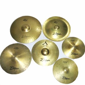 Zildjian　ジャルジャン　楽器　ドラム　シンバル　6枚セット【送料無料】かんてい局横浜港南店 中古品 used AB