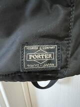 美品　ポーター PORTER デイパック ブラック リュックサック 吉田カバン　TANKER タンカー バックパック　リュック_画像7