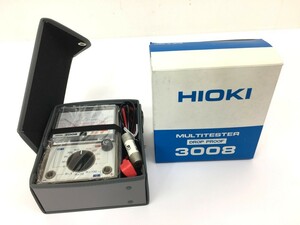 【同梱可】【60】未使用品 ヒオキ HIOKI 3008 MULTITESTER 電工テスタ 電圧測定 抵抗測定 屋内