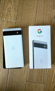 美品 Pixel 6a 6.1インチ メモリー6GB ストレージ128GB ホワイト おまけスマホケース付き