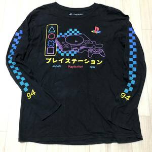 PLAYSTATION 1994 SONY プレイステーション Tシャツ 長袖 ロンT プレステ tee L