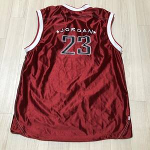 AIR JORDAN ユニフォーム バスケ ゲームシャツ ジャージ NBA 23 タンクトップ NIKE リバーシブル メッシュ BULLS ブルズカラー 2000年代 