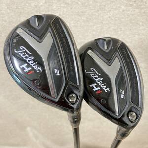 タイトリスト　Titleist　ユーティリティ　2本セット　H1 818　21度　25度　TENSEI CK SERIES 60HY　Flex-S