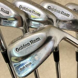 ★ GOLDEN RAM　Tour Grind アイアンセット 3.4.5.6.7.8.9.P 8本セット ゴールデンラム　スチールシャフト　True Temper Dynamic Flex-R