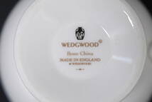 WEDGWOOD/ウェッジウッド/バレンシア/カップ＆ソーサー/リー/廃盤/ブルー/金彩/英国/アンティーク/食器/TLE12300_画像6